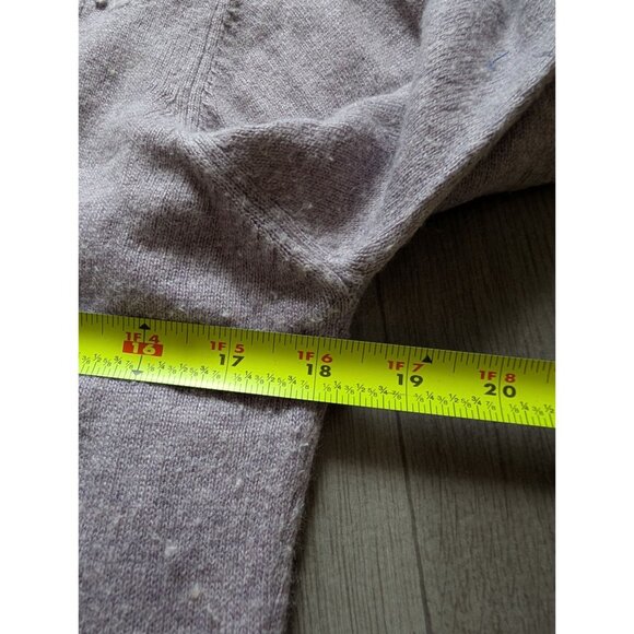 Apostrophe Womens Lavender Cardigan Floral Embroidery M Silk Cashmere Blend - Picture 7 of 7